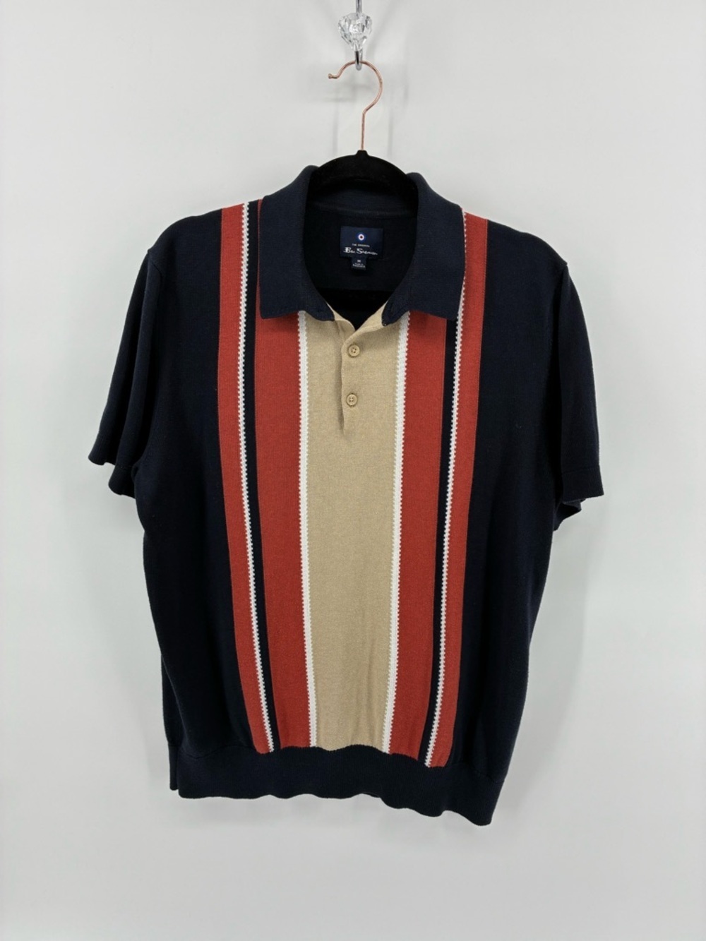 Ben Sherman Black Sweater with Signature Label
